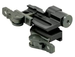 Nocpix AC55 ADM  QR Flip To Side Picatinny Rail Black Anodized Aluminum, Fits Rico Micro/RL252V2/RH252V2