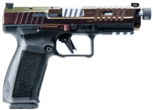 Canik Mete SFT Pro 9mm pistol, 5-inch barrel, black finish, optic-ready slide