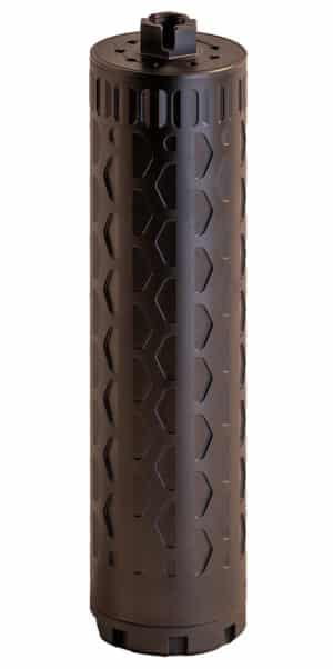 BOE Suppression BOE-TI-46-6 MOD1 .450 Bushmaster suppressor in black titanium