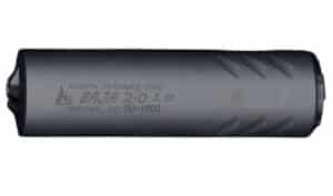 Odin Works BAJA 2.0 5.56 suppressor Cerakote black 1.5 in diameter 1/2-28