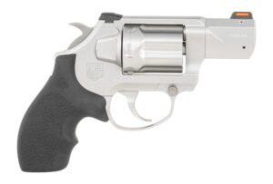 Diamondback SDR 9mm 2-inch stainless revolver with black Hogue grip and fiber optic sights