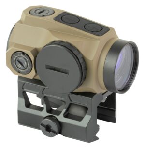 Viridian Venta 1x green dot reflex sight in Flat Dark Earth with Aimpoint T2 mount