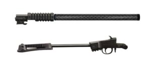 Chiappa Little Badger TDX .22 LR rifle with carbon fiber shroud and folding wire stock
