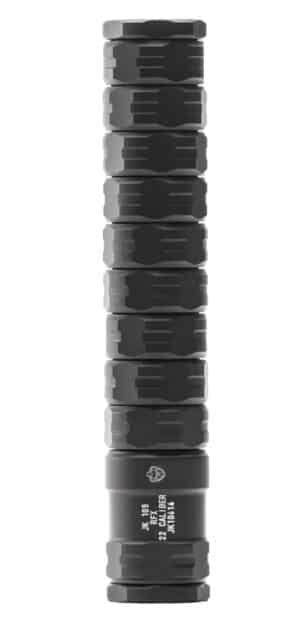 JK Armament JK105RFX22 RFX .22 cal 1.05 in suppressor black aluminum stainless 1/2x28
