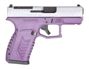 Derya DY9Z 9mm pistol purple and silver finish 3.5-inch barrel