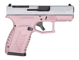 Derya DY9Z 9mm pistol 3.5in pink silver side view