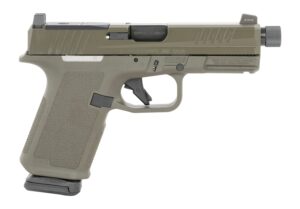 Ruger RXM 9MM semi-automatic handgun in ODG with threaded barrel