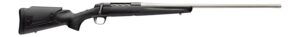 Browning X-Bolt 2 Western Hunter Special 30-06 Springfield bolt-action rifle with matte stainless threaded barrel and black s