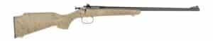 Keystone Crickett G2 .22 LR single-shot bolt rifle 16.1 in blued barrel tan synthetic stock