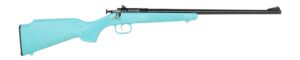 Keystone Crickett Gen2 .22 LR 16.1 in blued synthetic stock with gold webbing
