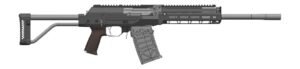 JTS M12AK-LWH semi-auto 12GA shotgun with 18.5 inch barrel and skeleton stock in black