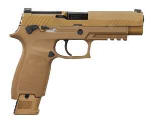 Sig Sauer M17 CSS 9mm 4.7-inch Coyote pistol side view