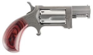 North American Arms Sidewinder .22 WMR 5-shot stainless revolver with rosewood bird's-head grip