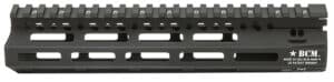 BCM MCMR9556BLK BCMGunfighter MCMR 9" M-LOK, Free-Floating Style Made of Aluminum with Black Anodized Finish for AR-Platform