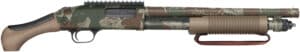 Mossberg 590 Bliksem 12 Gauge pump-action in Rhodesian Brushstroke Camo with FDE furniture