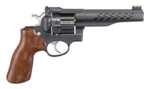 Ruger Super GP100 .357 Magnum 5.5-inch revolver, Matte Black PVD finish, Hogue hardwood grips