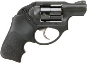 Ruger LCR 9mm revolver matte black with Hogue Tamer grip and 1.875 inch barrel