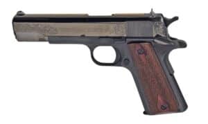 COLT 1911 Government Classic .45 ACP 5-inch blued steel with rosewood grips