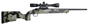 HOWA LSI M1100 22WMR 18 LV T C bolt-action rifle with Kryptek Obskura stock
