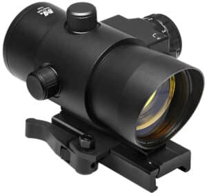 NCStar DLB140R 40mm red dot sight with integrated red laser, black anodized finish