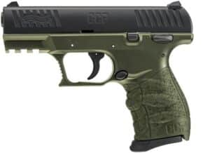 Walther CCP M2 Military 9mm 3.54in green frame cerakote slide 8rd
