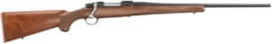 Ruger Hawkeye 37115 bolt-action rifle .257 Roberts 22-inch barrel American walnut fixed stock