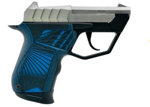 Taurus 22 TUC .22 LR pistol 2.5-inch barrel stainless slide blue accents G10 grips