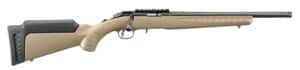 Ruger American Rimfire .22 LR 16 inch threaded barrel Flat Dark Earth synthetic stock