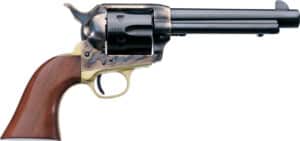Taylors and Company Ranch Hand .357 Magnum revolver with 5.50-inch blued barrel and walnut walnut grip