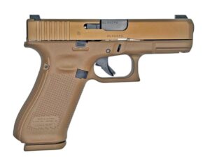 Glock 19X V 9mm pistol in Coyote Flat Dark Earth with night sights