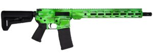 Shark Coast Tactical Anime-15 5.56 NATO 16in green animated Cerakote finish