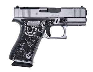 Shark Coast Tactical GLOCK 43X MOS C4 Day of the Dead 9mm pistol left-side view