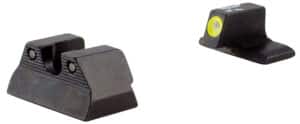 Trijicon 600600 HD Night Sights  Green/Tritium Yellow Outline Front Sight-Green Tritium Black Outline Rear Sight H&K P2000/P2000SK