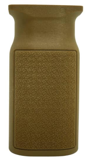 Amend2 M-LOK vertical foregrip in Coyote Brown, polymer construction