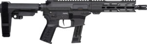 CMMG Banshee MK17 9mm 8 Armor Black pistol with RipBrace and EML handguard