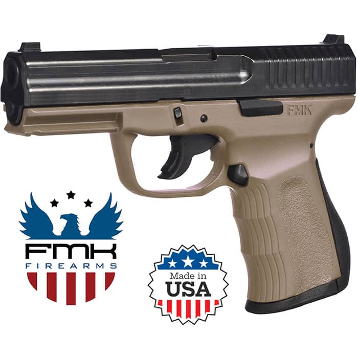 FMK 9C1G2 9MM | 4 inch Barrel | 10-Round | Dark Earth