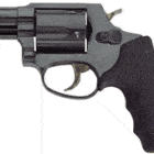 Taurus 605 .357 Magnum 5-shot revolver in blued/black finish with rubber grip and fixed sights