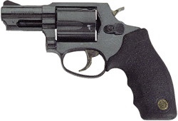 Taurus 605 .357 Magnum 5-shot revolver in blued/black finish with rubber grip and fixed sights