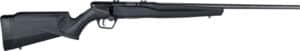 Savage B17 F .17 HMR rifle with 21 inch barrel and black synthetic stock