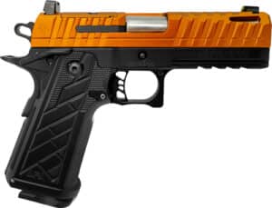 Century Arms LFA Apollo 11 V2 9mm pistol, 4.15 inch barrel, copper and black finish