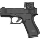 GLOCK 43X MOS8 9mm pistol with Aimpoint COA installed, black, two magazines