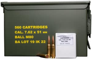 GO IGMAN 7.62X51 M80 (2) 560RD CANS CRATE