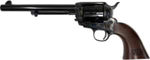 Cimarron Firearms US Cavalry Buffalo Soldier .45LC 7.5-inch single-action revolver, blued finish, walnut grips