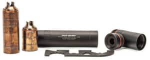 Griffin Armament Revolution 45 Mod 4 .45 cal suppressor in black