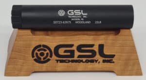GSL Woodland 22LR suppressor direct-thread side view