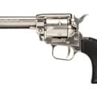 Heritage Rough Rider RR22NI4 .22 LR 4.75 inch nickel revolver with black polymer star grips