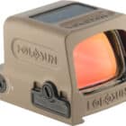 Holosun 509 enclosed red-dot sight titanium body FDE rear-left angle