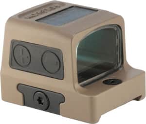 Holosun 509 enclosed red-dot sight titanium body FDE rear-left angle