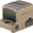 Holosun 509 enclosed red-dot sight titanium body FDE rear-left angle