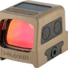 Holosun 509 enclosed red-dot sight titanium body FDE rear-left angle